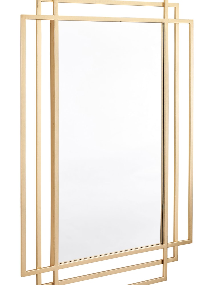 Pacific Gold Rectangular Multi Framed Wall Mirror - Image 2 of 5 Pacific Gold Rectangular Multi Framed Wall Mirror - Image 2 of 5