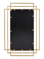 Pacific Gold Rectangular Multi Framed Wall Mirror - Image 3 of 5