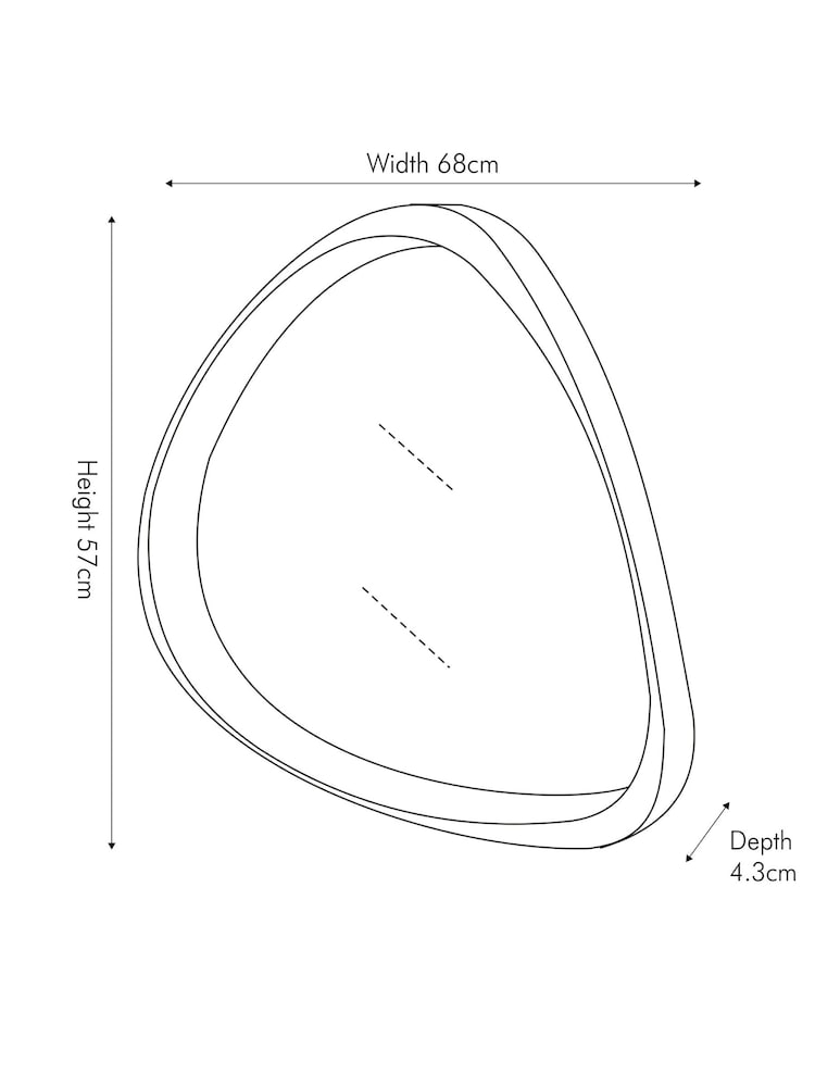 Pacific Grey Metal Round Wall Mirror - Image 5 of 5