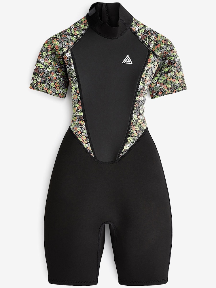 Ditsy Print Shorty 2.8mm Neoprene Wetsuit - Image 6 of 6