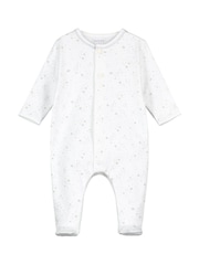 Emile Et Rose Grey 100% Cotton Star Print Three Piece Baby Gift Set - Image 2 of 4