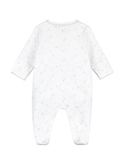 Emile Et Rose Grey 100% Cotton Star Print Three Piece Baby Gift Set - Image 3 of 4