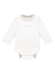 Emile Et Rose Grey 100% Cotton Star Print Three Piece Baby Gift Set - Image 4 of 4