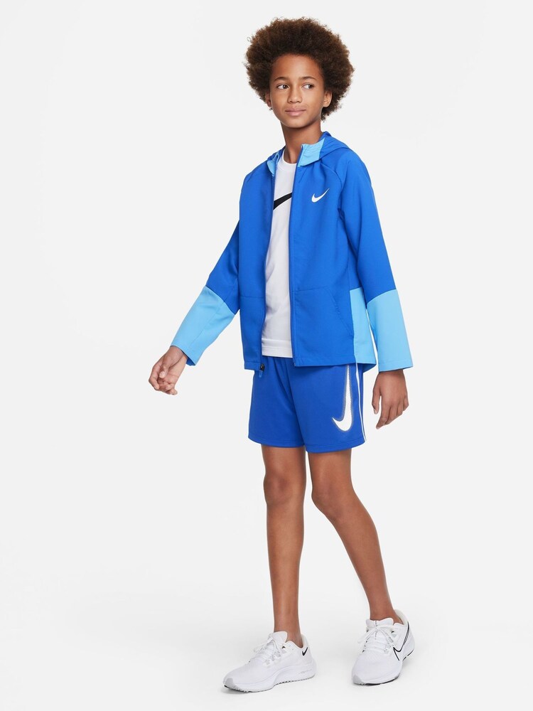 Nike Blue Dri-FIT Multi+ Graphic Training Shorts - Image 6 of 6