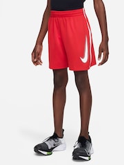 Nike Red Dri-FIT Multi+ Graphic Training Shorts - Image 1 of 6