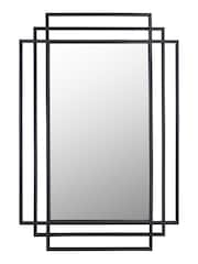 Pacific Black Rectangular Multi Framed Wall Mirror - Image 2 of 4