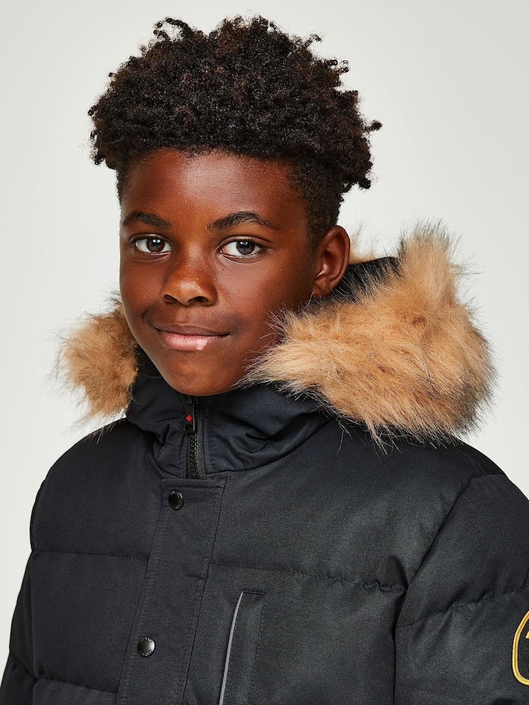 Zavetti Canada Junior Oshawa 3.0 Puffer Parka Jacket - Image 6 of 6