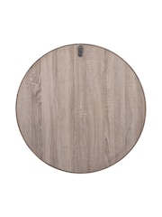 Pacific Natural Wood Veneer Round Wall Mirror - Image 3 of 4