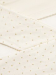 Monsoon Gold Glitter Spot Tights - Image 2 of 2