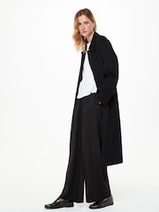 Whistles Black Slim Manny Loafers - Image 5 of 5