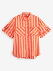 Rayé orange/blanc - Chemise Manche longue avec quincaillerie - Image 5 of 5