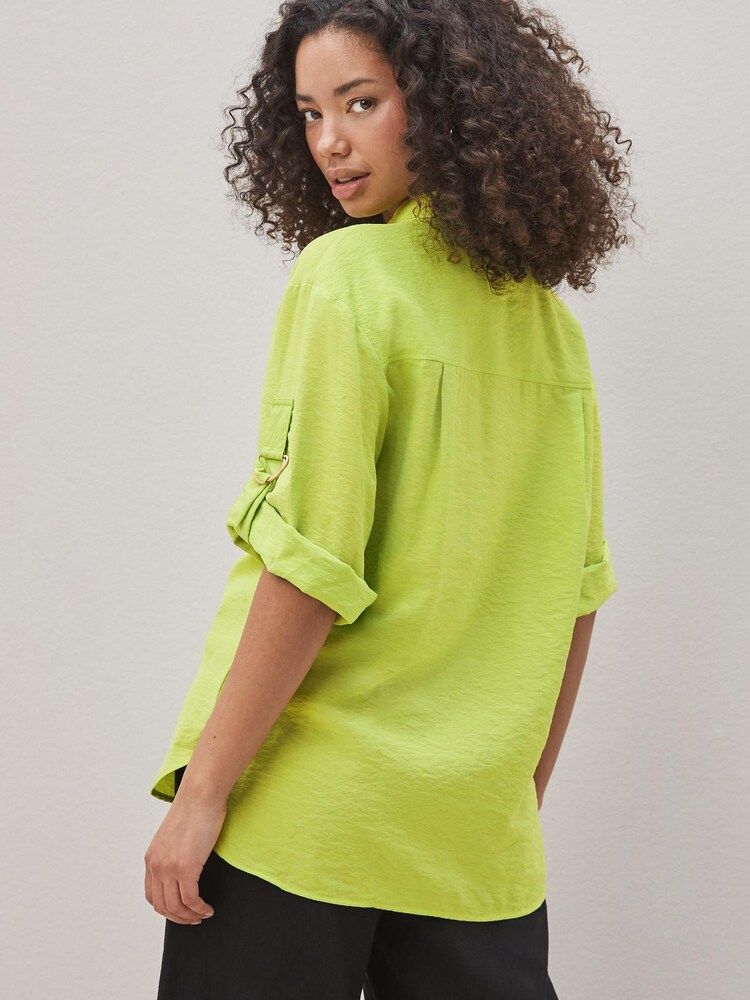 Vert citron - Chemise Manche longue avec quincaillerie - Image 2 of 6