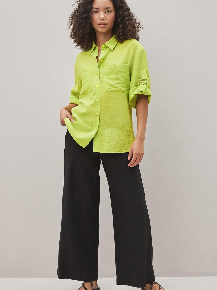Vert citron - Chemise Manche longue avec quincaillerie - Image 3 of 6