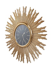 Pacific Gold Starburst Wall Clock - Image 3 of 6