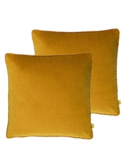 furn. 2 Pack Yellow Cosmo Filled Cushions - Image 1 of 4
