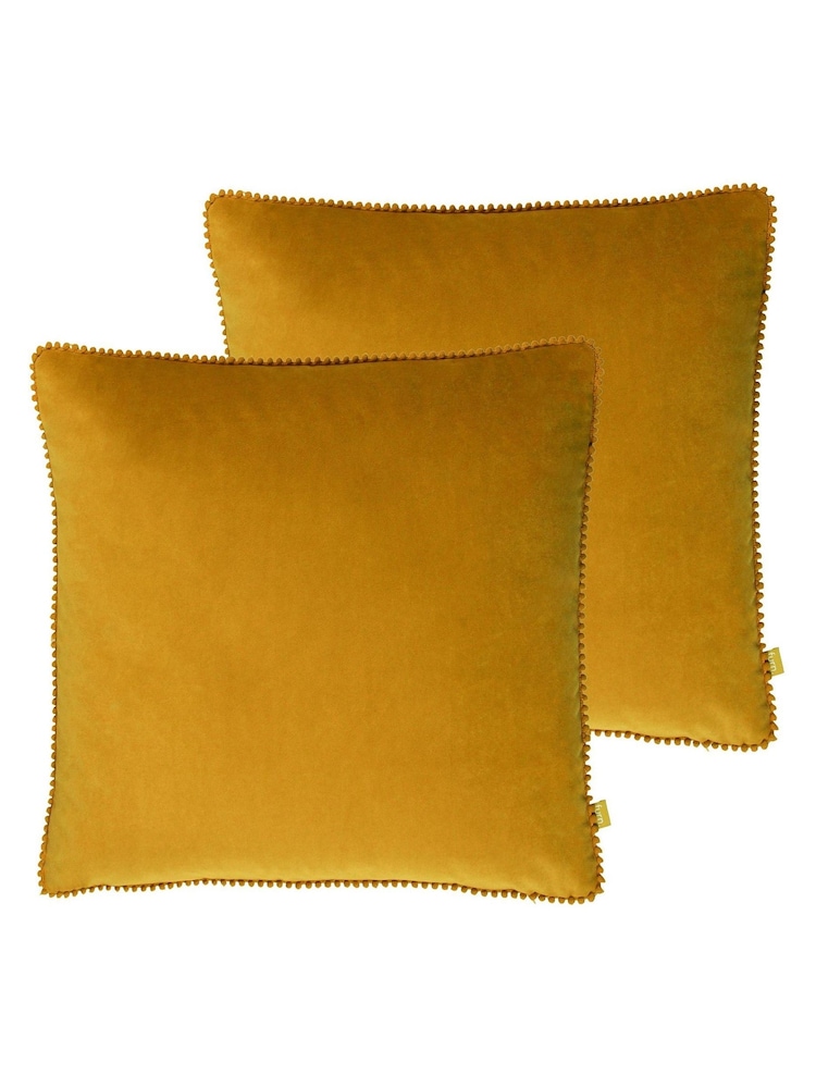 furn. 2 Pack Yellow Cosmo Filled Cushions - Image 1 of 4