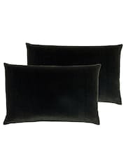 furn. 2 Pack Black Contra Filled Cushions - Image 1 of 4