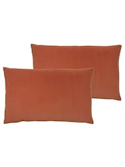 furn. 2 Pack Orange Contra Filled Cushions - Image 1 of 4