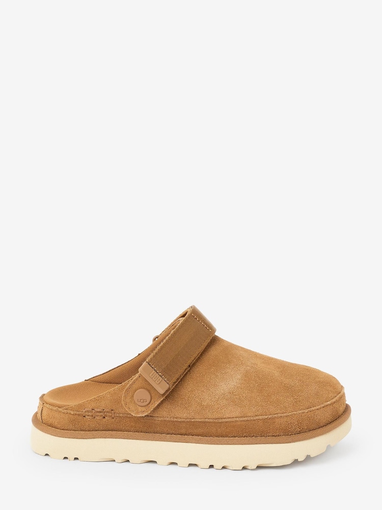 UGG Brown Goldenstar Clog Sandals - Image 1 of 1 UGG Brown Goldenstar Clog Sandals - Image 1 of 1