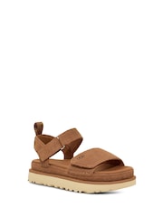UGG Brown Goldenstar Sandals - Image 3 of 4