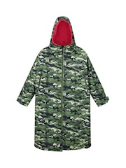 Regatta Green/White Adult Waterproof Changing Robe - Image 11 of 15