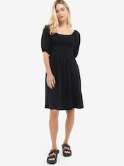 Barbour® International Galica Off Shoulder Puff Sleeve Dress - Image 3 of 7