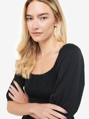 Barbour® International Galica Off Shoulder Puff Sleeve Dress - Image 4 of 7