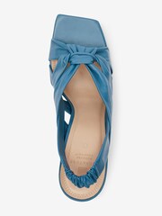 Blau - Signature Forever Comfort® Sandalen aus Leder mit Zierdrehung - Bild 4 von 6