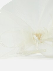 Accessorize Natural Mia Oversized Bow Fascinator - Image 2 of 3
