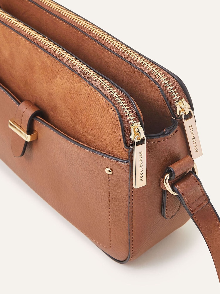 Accessorize Natural Shelby Cross-Body Bag - Image 4 of 4