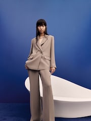Whistles Nude Double Breasted Nina Blazer - Image 1 of 4