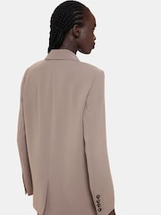 Whistles Nude Double Breasted Nina Blazer - Image 2 of 4