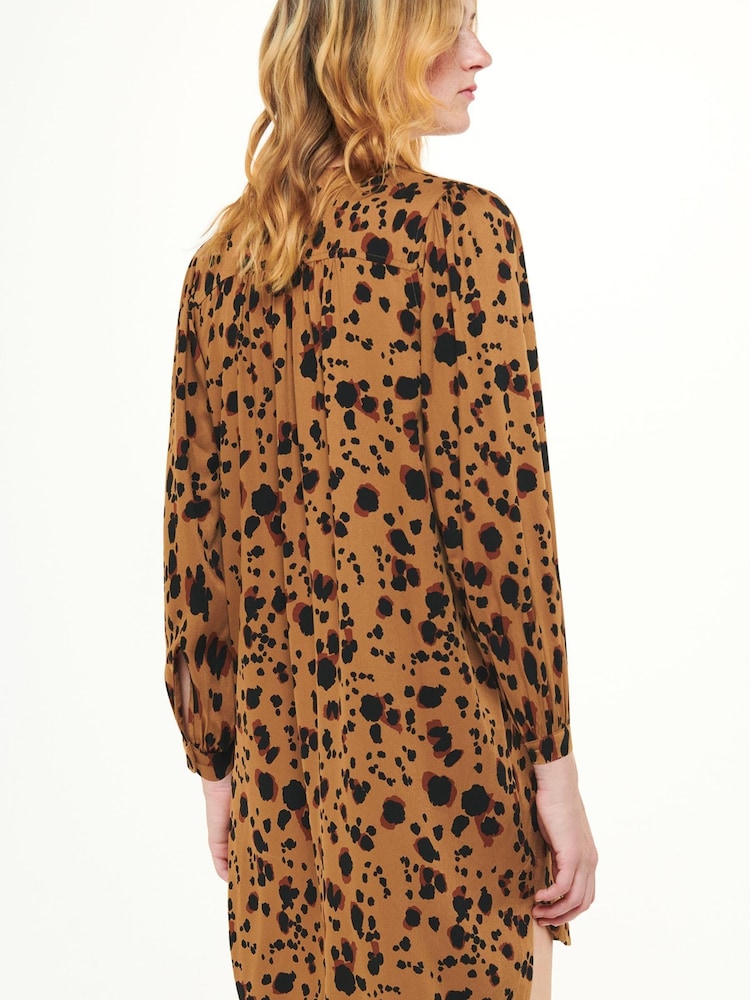 Whistles Animal Striking Leopard Print Dress - Image 2 of 5