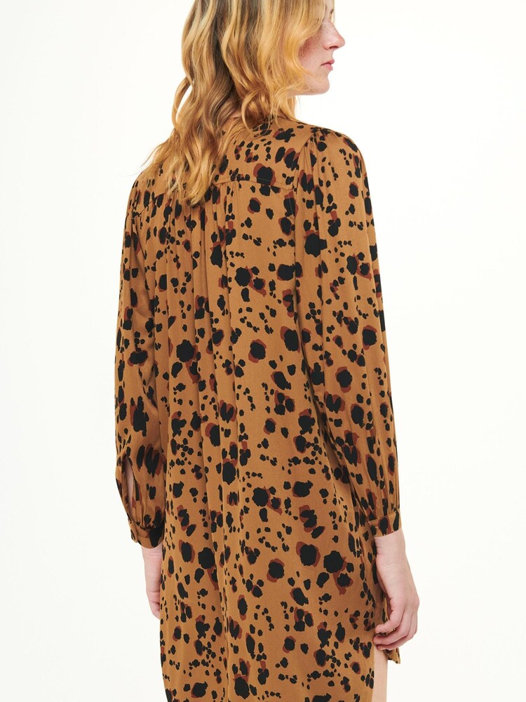Whistles Animal Striking Leopard Print Dress - Image 2 of 5 Whistles Animal Striking Leopard Print Dress - Image 2 of 5