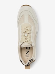 Off White - Športni copati z debelim podplatom in panelnim detajlom Forever Comfort® - Slika 5 iz 6