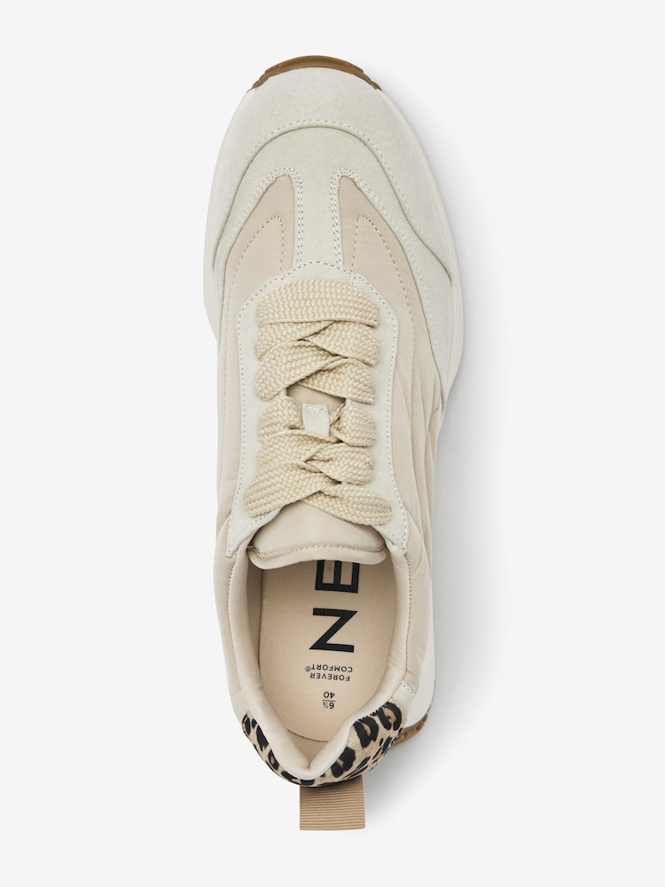 Off White Forever Comfort® Panel Detail Chunky Trainers - Image 5 of 6