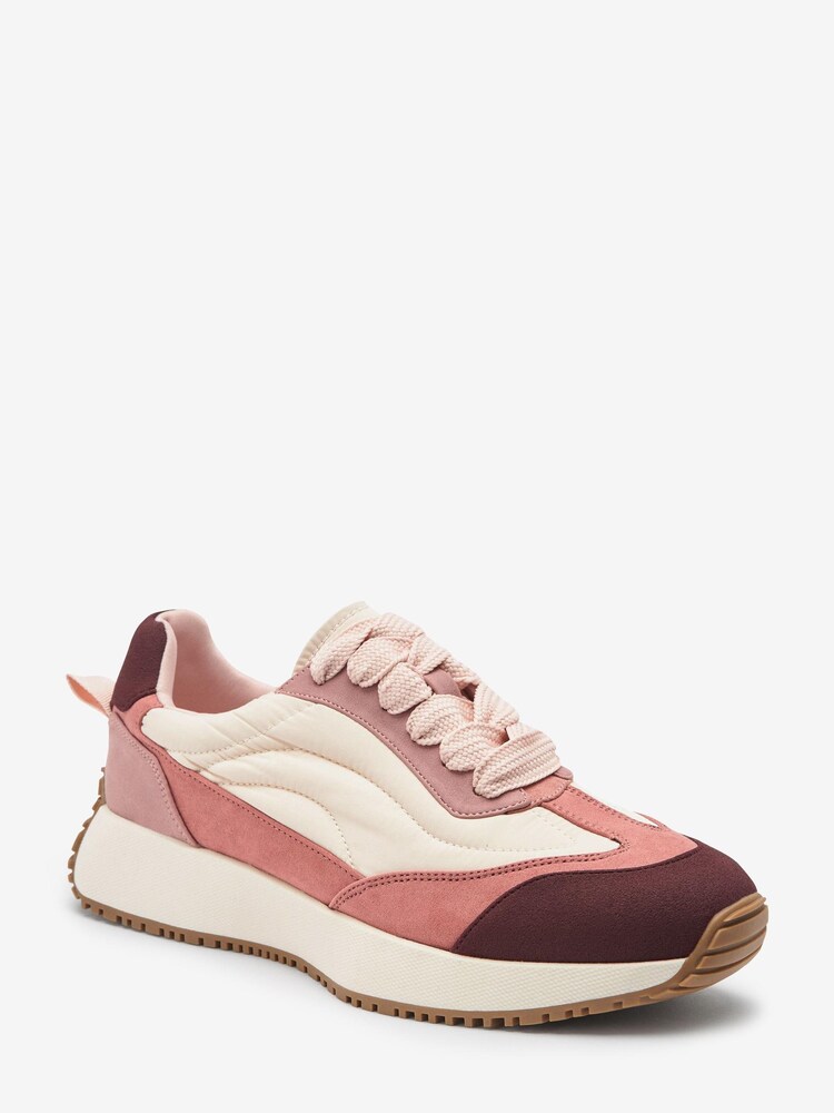 Pink Forever Comfort® Panel Detail Chunky Trainers - Image 4 of 5