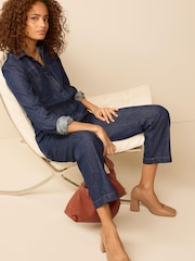Rinse - Denim-Overall mit durchgehender Knopfleiste - Bild 1 von 4