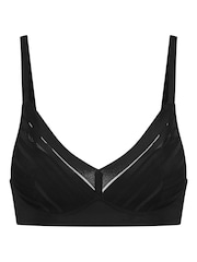 Bye Bra Black Wire Free Lace Bra Top - Image 4 of 5