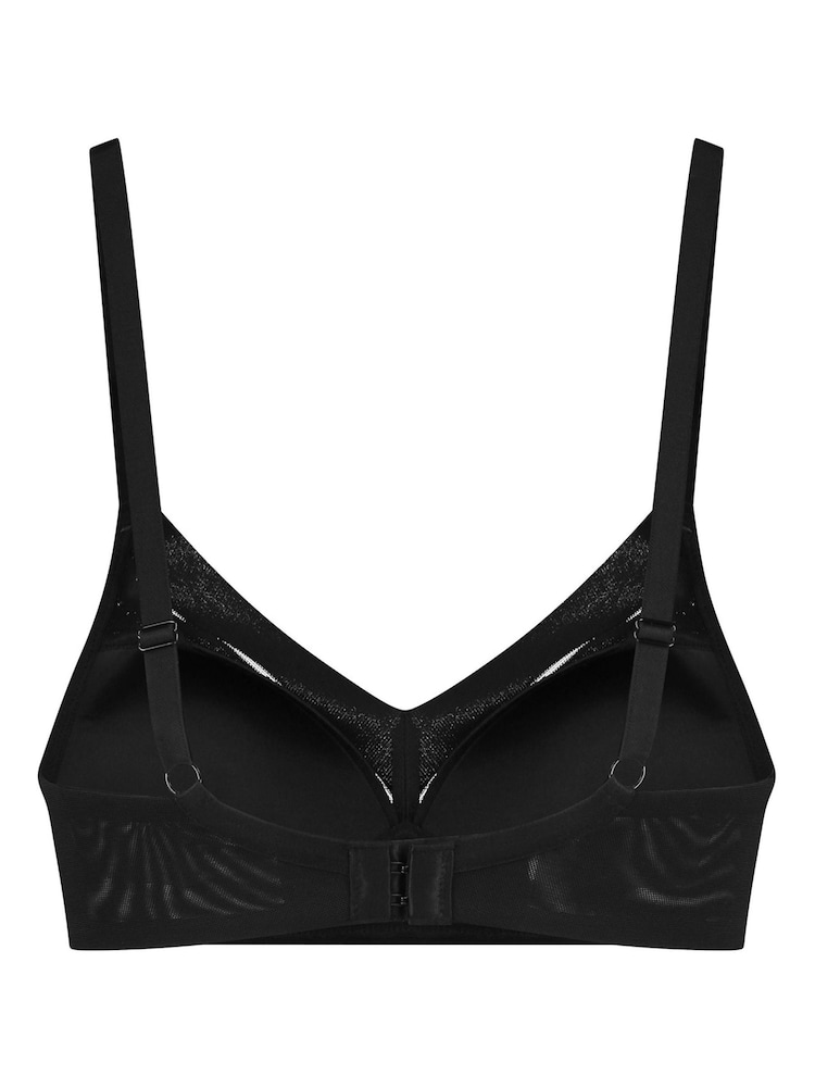 Bye Bra Black Wire Free Lace Bra Top - Image 5 of 5