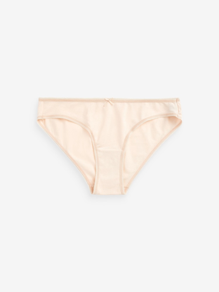 Noir / Rose pastel Nude / Blanc - Culotte en coton riche 4 Pack - Image 7 of 8