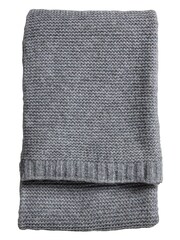 Gallery Home Grey Chunky Knitted Throw - Image 2 of 2