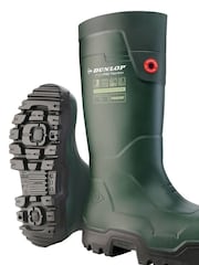 Dunlop Green Fieldpro Thermo Safety Wellington Wellies - Image 4 of 4