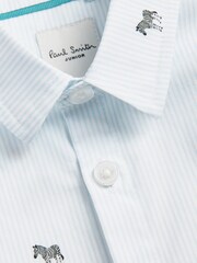 Paul Smith Junior Boys Formal Zebra Stripe Shirt - Image 11 of 14