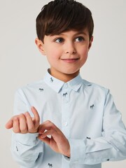 Paul Smith Junior Boys Formal Zebra Stripe Shirt - Image 4 of 14