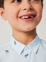Paul Smith Junior Boys Formal Zebra Stripe Shirt - Image 5 of 14