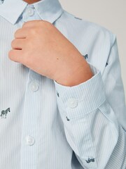 Paul Smith Junior Boys Formal Zebra Stripe Shirt - Image 6 of 14