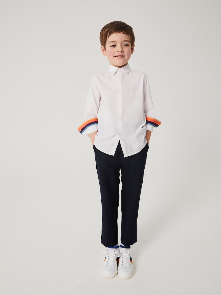 Paul Smith Junior Boys Formal 100% Cotton White Shirt - Image 3 of 10