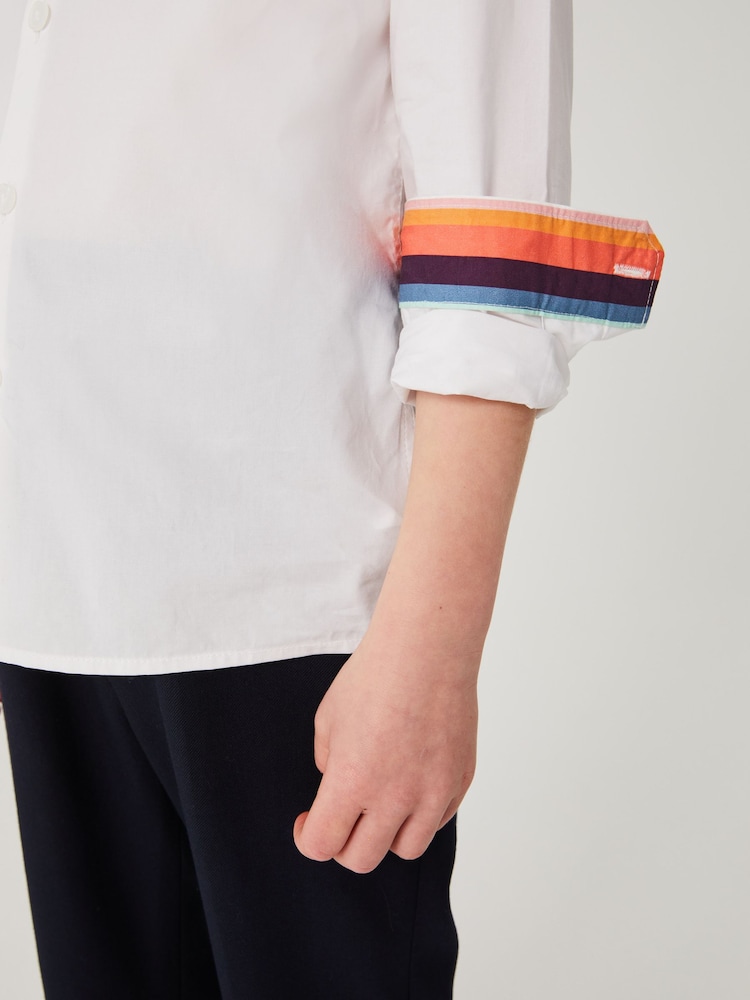 Paul Smith Junior Boys Formal 100% Cotton White Shirt - Image 5 of 10