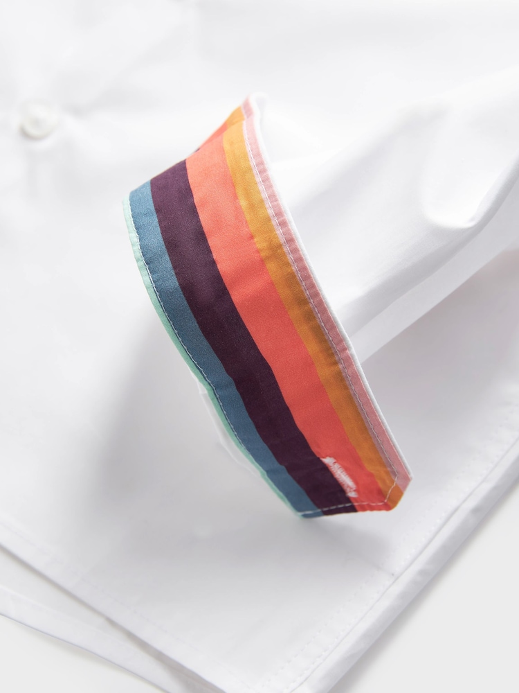 Paul Smith Junior Boys Formal 100% Cotton White Shirt - Image 9 of 10